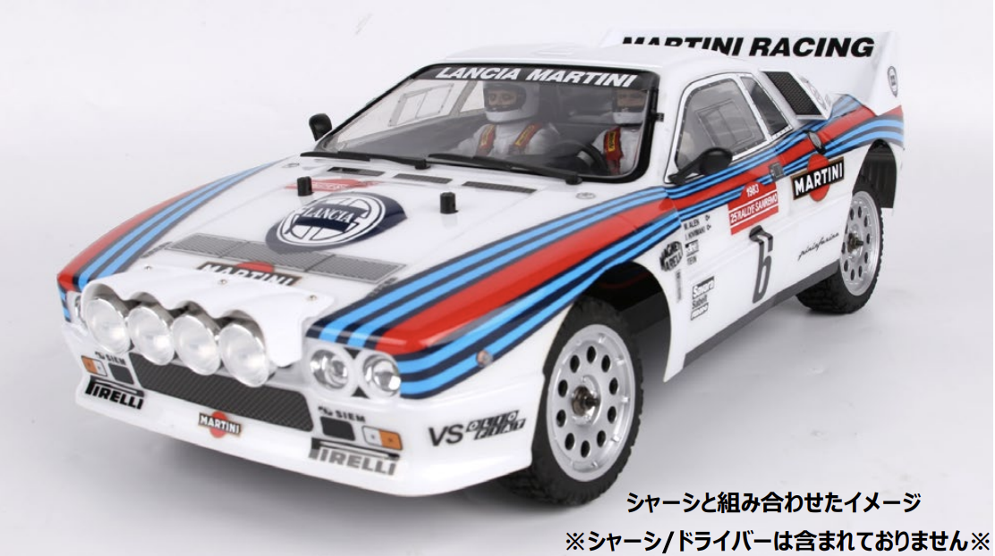 Killerbody】48840 1/10 Lancia037 Rally Finished Body | GAGA